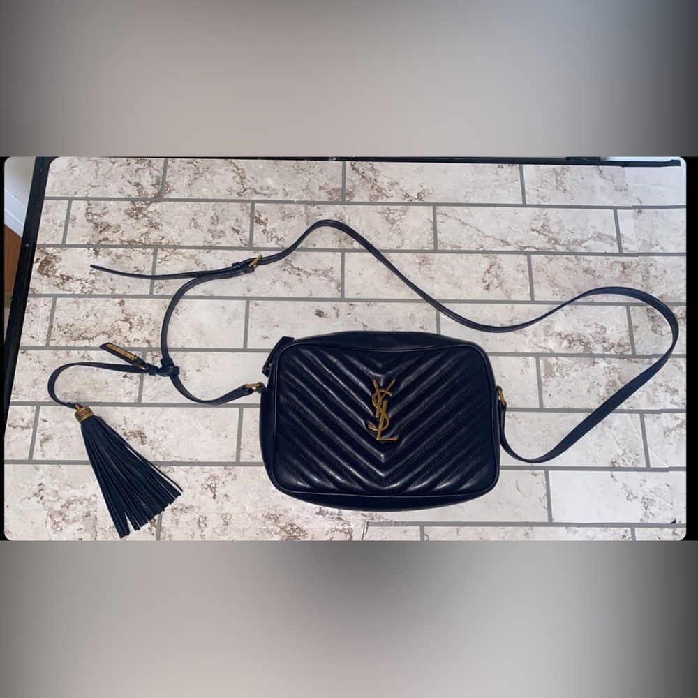 LOU IN QUILTED LEATHER (Marine Color)